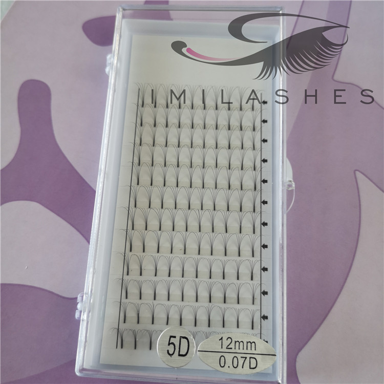 China eyelash extensions factory wholesale best 5D premade fans volume lashes 